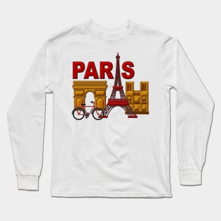 Paris, France, City of the world Long Sleeve T-Shirt